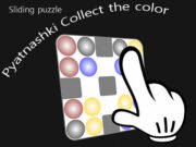 Sliding puzzle. Pyatnashki. Collect the color.